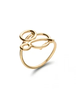 Sale Anillo Oro Amarillo Circular Iconic | Para Ella