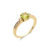 Discount Anillo Oro Amarillo, Peridoto Y Diamantes Para Ella | Anillos