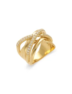 Fashion Anillo Oro Amarillo Y Diamantes Para Ella | Anillos