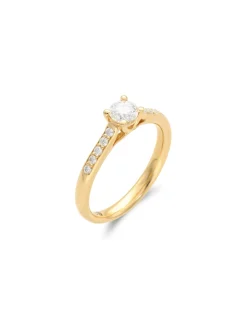 Online Anillo Oro Amarillo Y Diamantes Para Ella | Anillos