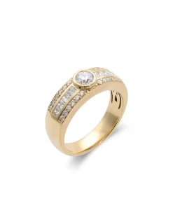 Online Anillo Oro Amarillo Y Diamantes Para Ella | Anillos