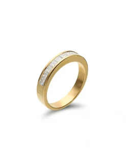 Discount Anillo Oro Amarillo Y Diamantes Para Ella | Anillos