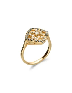 Discount Anillo Oro Amarillo Y Diamantes Black Diamonds | Para Ella