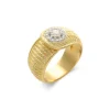 Clearance Anillo Oro Amarillo-Blanco Y Diamantes Para Ella | Anillos