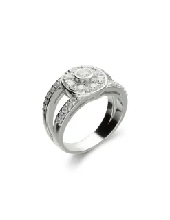 Hot Anillo Oro Blanco Y Diamantes Para Ella | Anillos