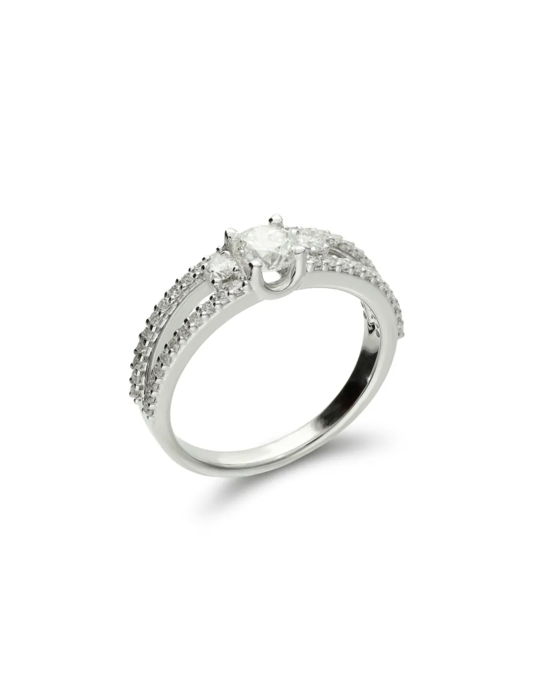 Online Anillo Oro Blanco Y Diamantes Para Ella | Especial Anillos De Pedida