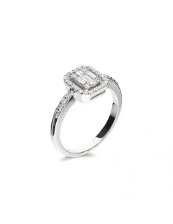 Online Anillo Oro Blanco Y Diamantes Para Ella | Anillos