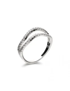 Sale Anillo Oro Blanco Y Diamantes Para Ella | Anillos