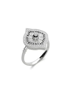 Best Anillo Oro Blanco Y Diamantes Black Diamonds | Para Ella
