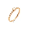 Outlet Anillo Oro Rosa Y Diamantes Para Ella | Anillos