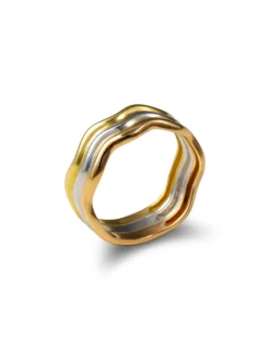 Fashion Anillo Oro Tricolor Anillos | Para Ella