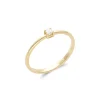 Sale Anillo-Solitario Oro Amarillo Y Diamante Para Ella | Anillos