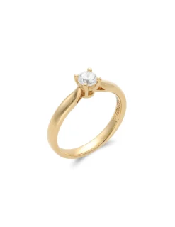Online Anillo-Solitario Oro Amarillo Y Diamante Para Ella | Solitarios