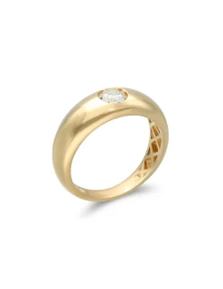 Outlet Anillo-Solitario Oro Amarillo Y Diamante Para Ella | Solitarios