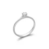 Outlet Anillo-Solitario Oro Blanco Y Diamante Para Ella | Solitarios