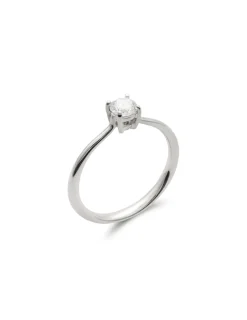 Fashion Anillo-Solitario Oro Blanco Y Diamante Para Ella | Solitarios