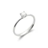 Outlet Anillo-Solitario Oro Blanco Y Diamante Para Ella | Solitarios
