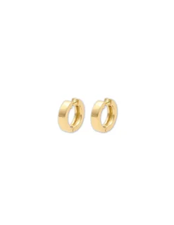 Clearance Argollas Oro Amarillo Para Ella | Pendientes