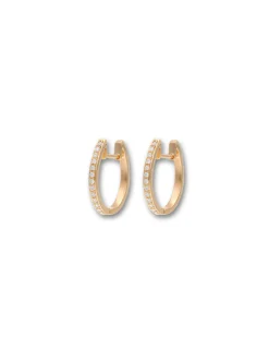 Online Argollas Oro Amarillo Y Diamantes Para Ella | Pendientes