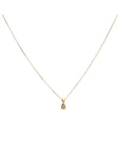 Sale Cadena-Colgante Oro Amarillo Y Diamante Para Ella | Collares Y Gargantillas