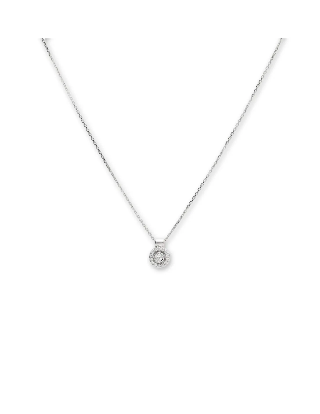 Online Cadena-Colgante Oro Blanco Y Diamantes Gargantillas | Para Ella