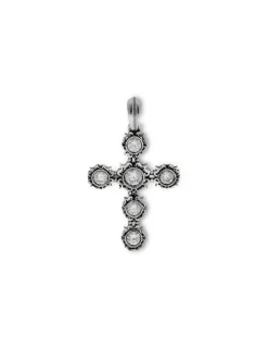 Clearance Colgante Cruz Plata y Circonitas Colgantes | Para Ella