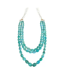 Best Collar Oro Amarillo Y Fluorita Para Ella | Piezas Únicas