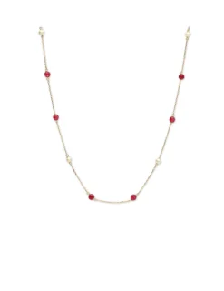 Discount Gargantilla Oro Amarillo, Perla Y Jade Gargantillas | Para Ella