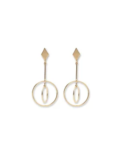 Outlet Pendientes Oro Amarillo Para Ella | Pendientes