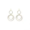 Outlet Pendientes Oro Amarillo Aros Pendientes | Para Ella