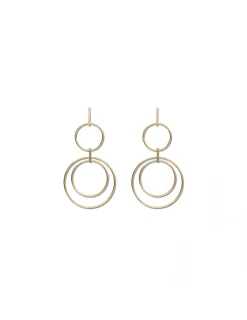 Outlet Pendientes Oro Amarillo Aros Pendientes | Para Ella