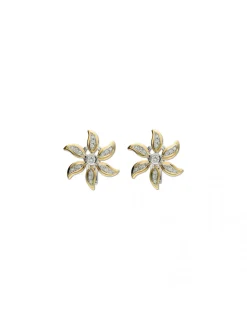 Online Pendientes Oro Amarillo-Blanco Y Diamantes Para Ella | Pendientes