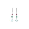 Online Pendientes Oro Blanco, Circonita Y Piedras De Color Para Ella | Pendientes