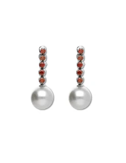 Best Pendientes Oro Blanco, Diamantes Y Perlas Piezas Únicas | Pendientes