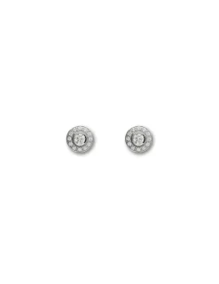 Discount Pendientes Oro Blanco, Diamantes Y Onix Para Ella | Pendientes