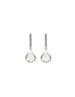 Online Pendientes Oro Blanco Y Amatista Para Ella | Pendientes