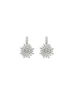 New Pendientes Oro Blanco Y Diamantes Para Ella | Pendientes