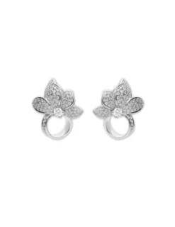New Pendientes Oro Blanco Y Diamantes Para Ella | Pendientes