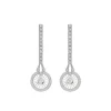 Sale Pendientes Oro Blanco Y Diamantes Para Ella | Pendientes