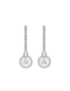 Sale Pendientes Oro Blanco Y Diamantes Para Ella | Pendientes