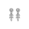 Discount Pendientes Oro Blanco Y Diamantes Para Ella | Pendientes