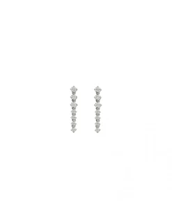 Online Pendientes Oro Blanco Y Diamantes Para Ella | Pendientes