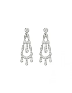 Best Pendientes Oro Blanco Y Diamantes Para Ella | Pendientes