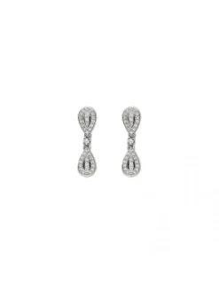 New Pendientes Oro Blanco Y Diamantes Para Ella | Pendientes