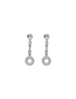 Best Pendientes Oro Blanco Y Diamantes Para Ella | Pendientes