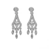 Fashion Pendientes Oro Blanco y Diamantes Para Ella | Pendientes