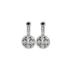 New Pendientes Oro Blanco Y Diamantes Black Diamonds | Pendientes