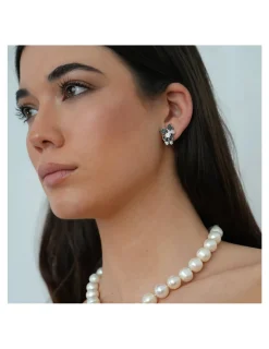 Best Pendientes Oro Blanco Y Diamantes Black Diamonds | Para Ella