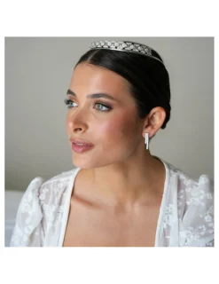 Fashion Pendientes Oro Blanco Y Diamantes Para Ella | Pendientes