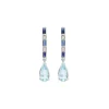 Online Pendientes Oro Blanco, Zafiros, Diamantes Y Aguamarina Para Ella | Pendientes